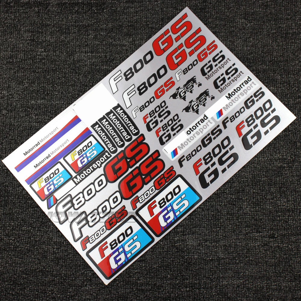 

Motorcycle LOGO REFLECTIVE Stickers Decals for BMW F800GS F800 GS