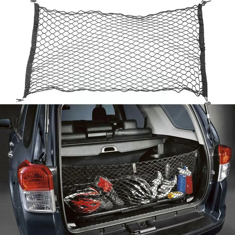 

Universal Car Rear Trunk Boot Organizer Pocket Cargo Trunk Net Receive Car Storage Mesh Arrange Car Net Net C5J4