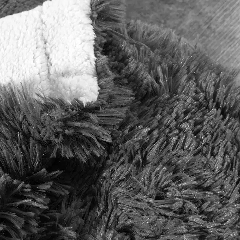 40 серый синий искусственный мех одеяло флисовое мягкое теплое покрывало для