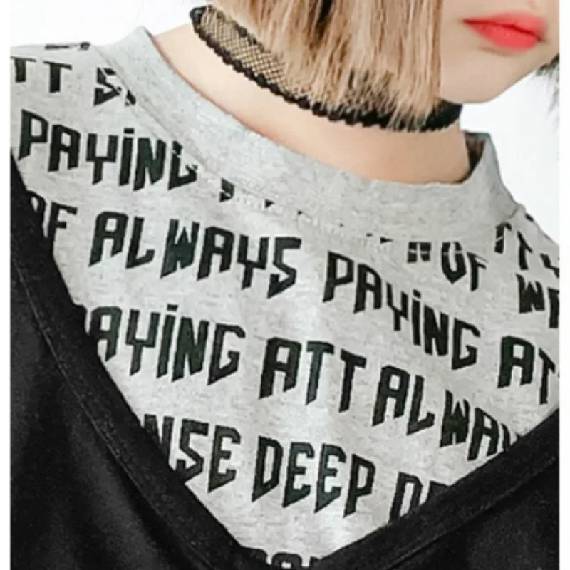 

New 2020 Autumn Girl Fake Two-Piece Dress Children Cotton Clothing Printed Dress Kids Dresses for Girls Casual Patchwork , #1085