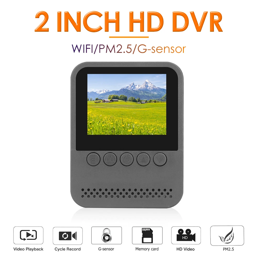 SE007 Wi-Fi 2K HD Видеорегистраторы для автомобилей Камера 170 Широкий формат