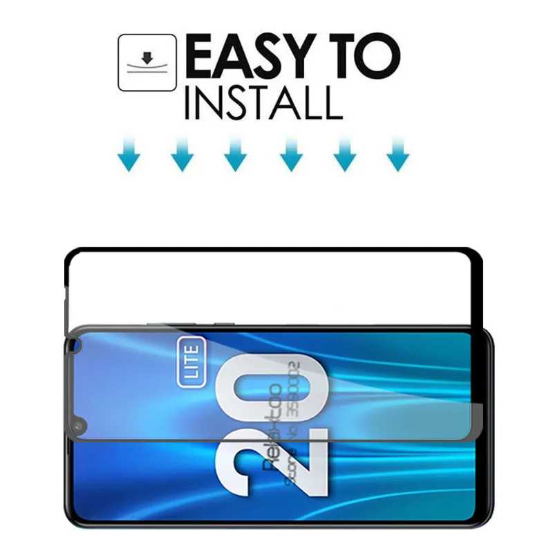 

2pcs on honor 10 lite Glass 9D Full glue protective Glass For huawei honor 20 light 10i 20E 20 pro 8s 8c 8a 8x 9x tempered Film