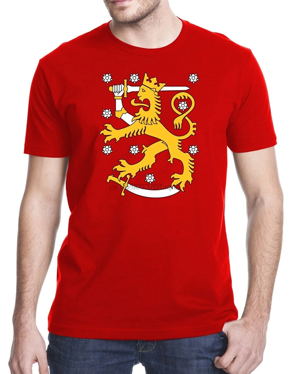 Финляндия щит герб футболка | Мужская одежда