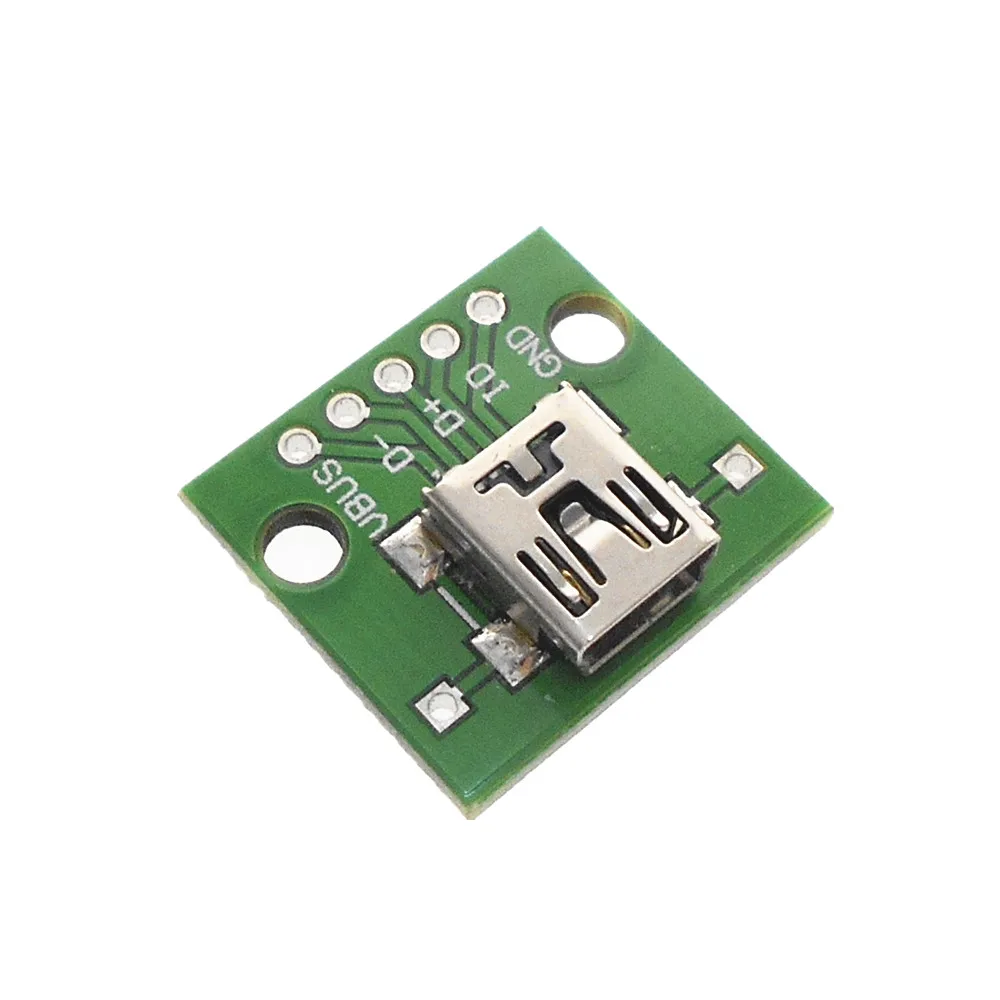 Адаптер MINIUSB для DIP адаптера Женская фотоплата патч 2 54 мм встроенной сварки мини