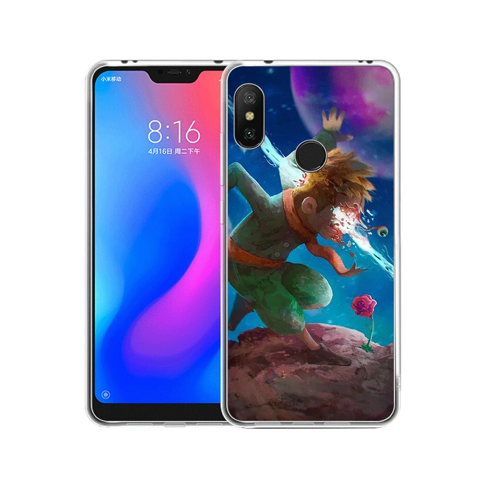 little prince fox quotes phone case for Xiaomi Mi 6 8 a1 2 5x 6x mix 2s F1 Lite Note 10 | Мобильные телефоны и аксессуары