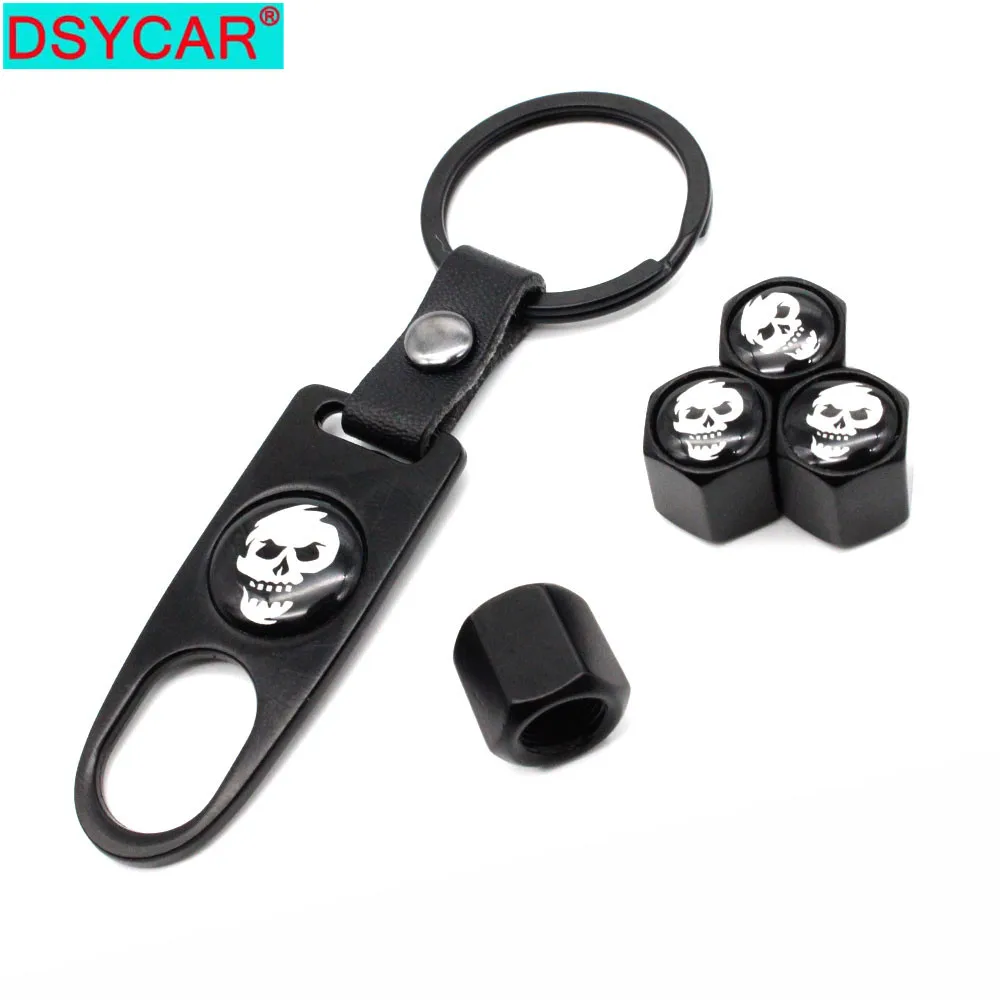 DSYCAR 4 шт. цинковый сплав Противокражные колпачки для автомобильных колес