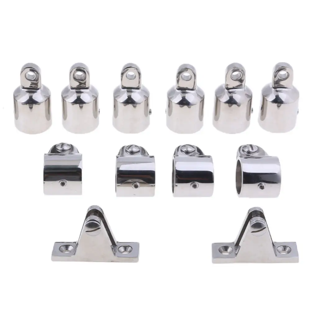 

12pcs 22mm Boat Fittings Hardware for 3-Bow Marine Boat 316 Stainless Steel