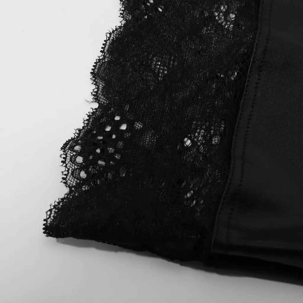 Женские сексуальные кружевные чулки женские облегающие из искусственной кожи