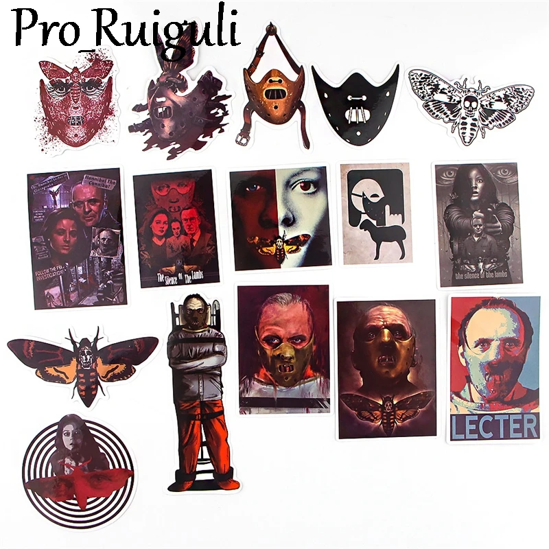 15 шт. тишина ягнят мультяшная анимационная наклейка для компьютера мотоцикл