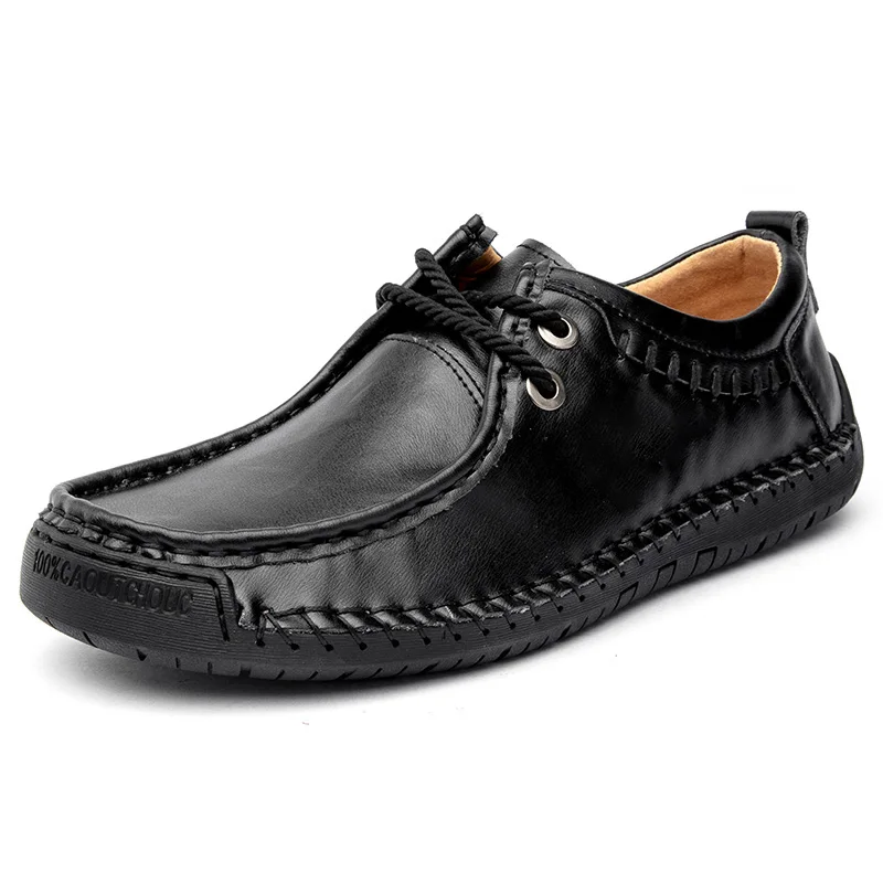 

Sapato Masculino Casual Black Casual Shoes Man Men Zapatos Hombre 2020 New Breathable Men's Leather Mens Casuales