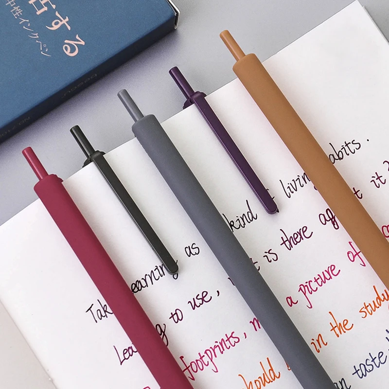 Ручка гелевая треугольная в стиле ретро 0 5 мм 10 цветов на выбор|Гелевые ручки| |