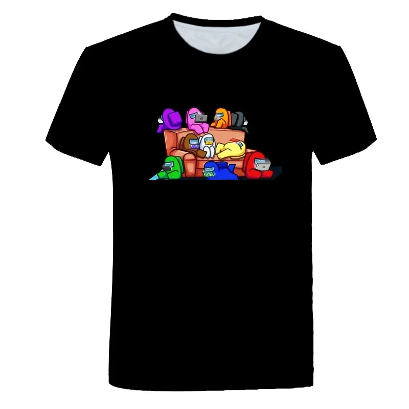 

Summer New Games Cute Children 3DT Shirt Fashion Casual Baby Short-Sleeved Shirt O-Neck Slim Kids Clothing Children's Clothing