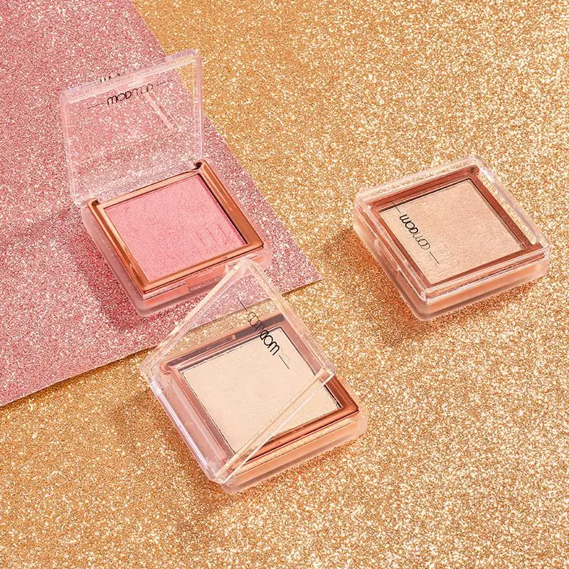 Хайлайтер для макияжа лица Палитра контура макияж сияющая мерцающая пудра