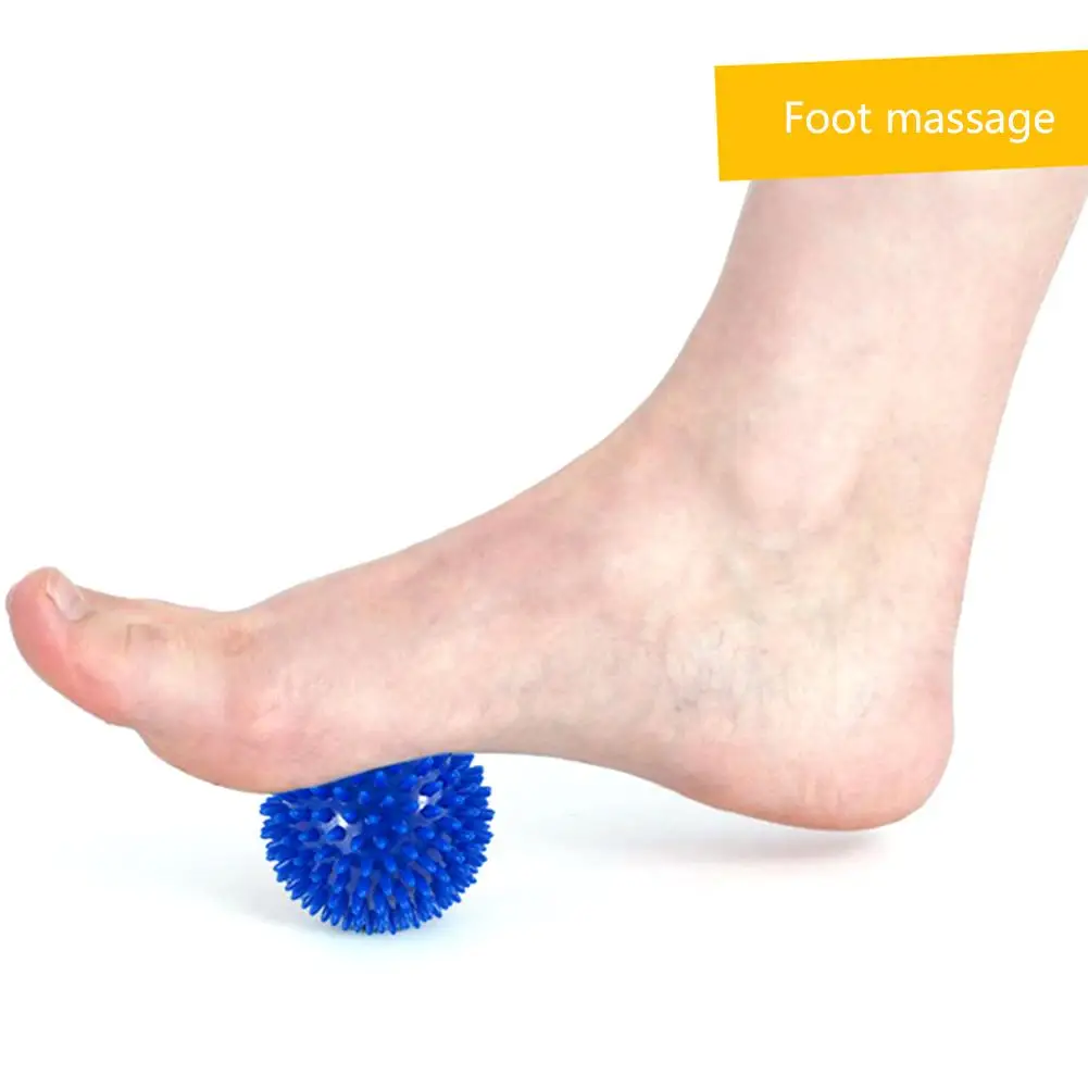 7 5 см ПВХ Musle роликовый мяч для женщин Красочные фитнес мячи Ежик спинномозговой