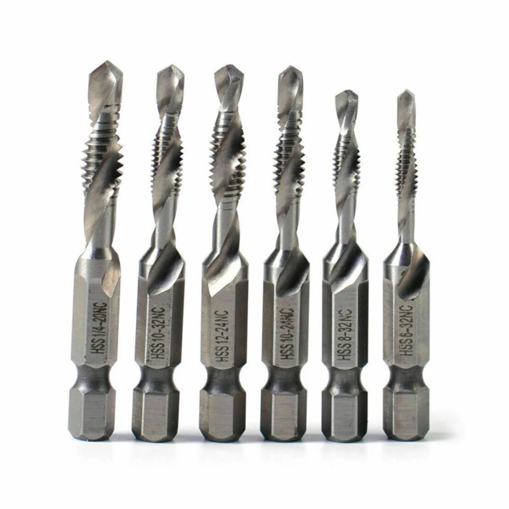 

HSS Drill Bit Hex Shank M3 - M10 Metric Rustproof SAE Screw Set Tapping