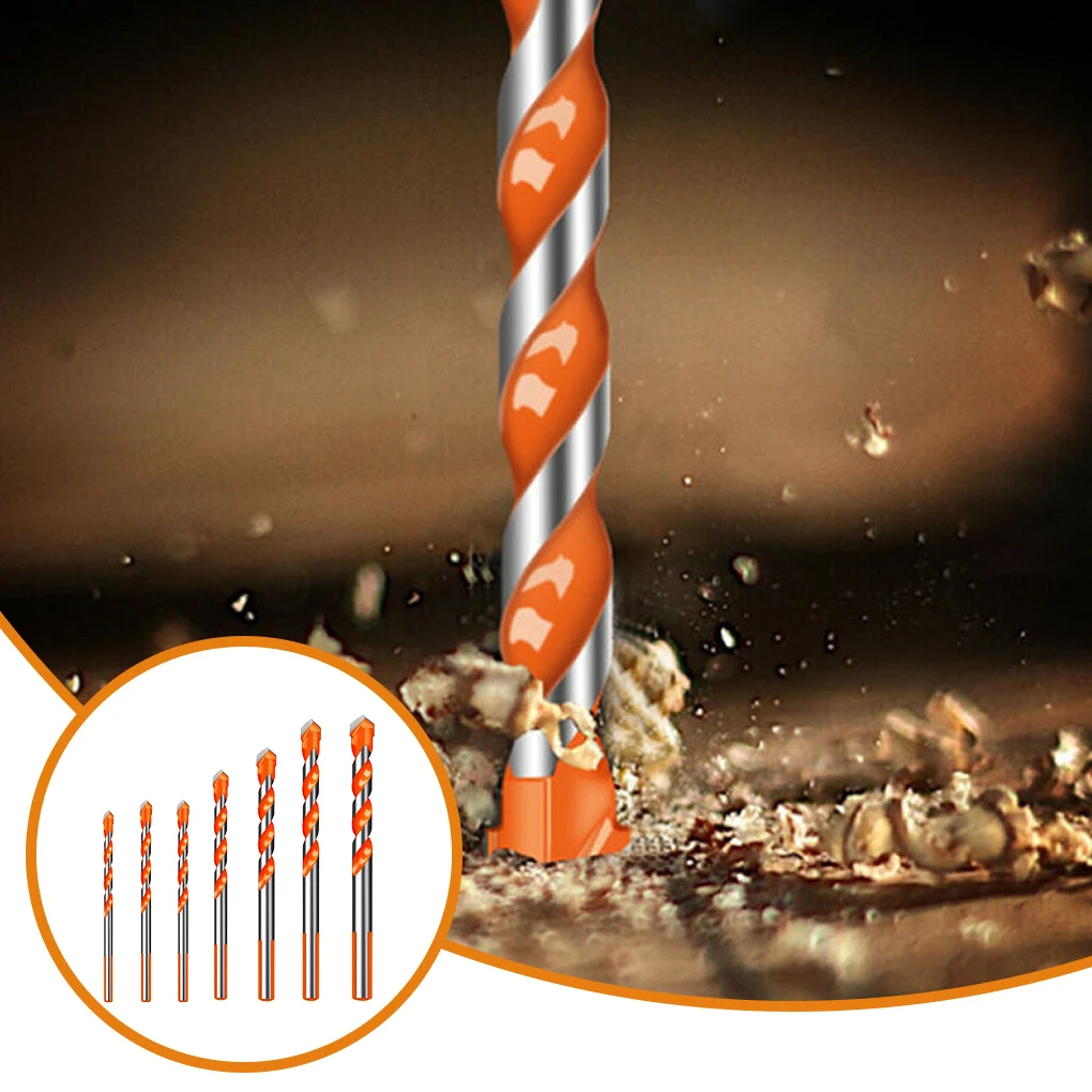 

7-12 Pcs Masonry Drill Bits Set m to 12mm Carbide Twist Tips for WALL, BRICK, CEMENT, CONCRETE, GLASS, WOOD) Have Industrial Str