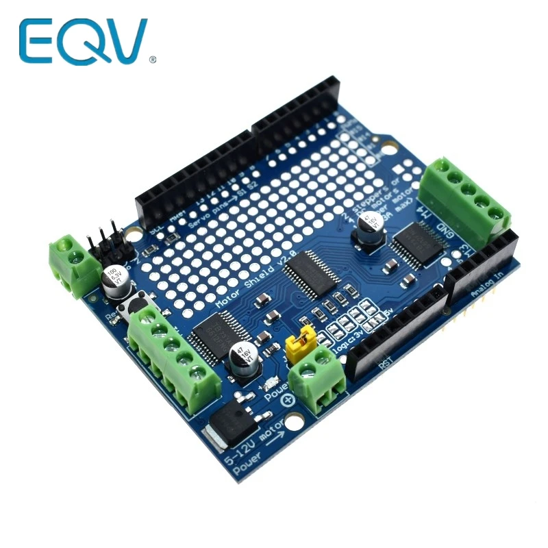 IIC IEC TB6612 Mosfet шаговый двигатель PCA9685 ШИМ сервопривод щит V2 для Arduino робот ШИМ Uno Mega R3 Замена L293D