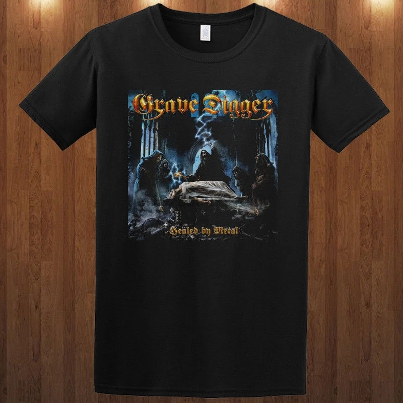 

Grave Digger tee heavy metal band S M L XL 2XL 3XL T-shirt Chris Boltendahl