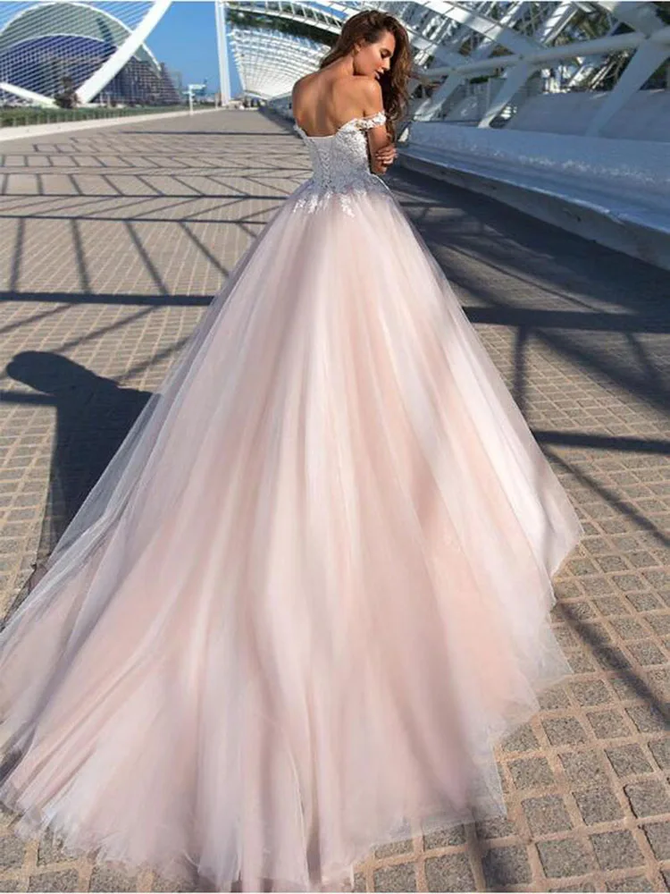 

BAZIIINGAAA Simple Wedding Dress Lace Little Beading Strapless Dress Luxury Wedding Gowns Bridal Can Be Washed Bride Dresses