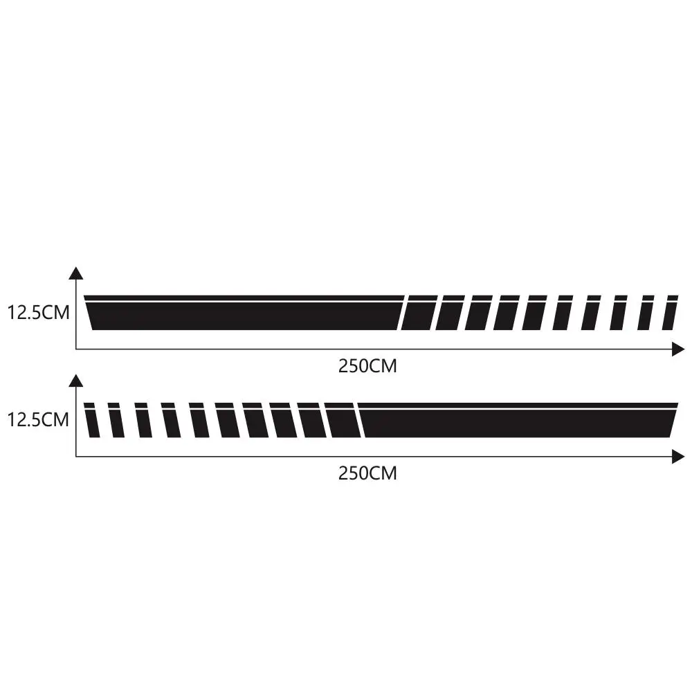 Автомобильные наклейки 2 стороны виниловый автомобильный Стайлинг графика Спорт