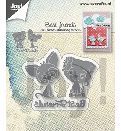 

2021 Best Friends Metal Cutting Dies 54*63 MM Diy Scrapbooking Photo Album Decorative Embossing PaperCard Crafts Mold