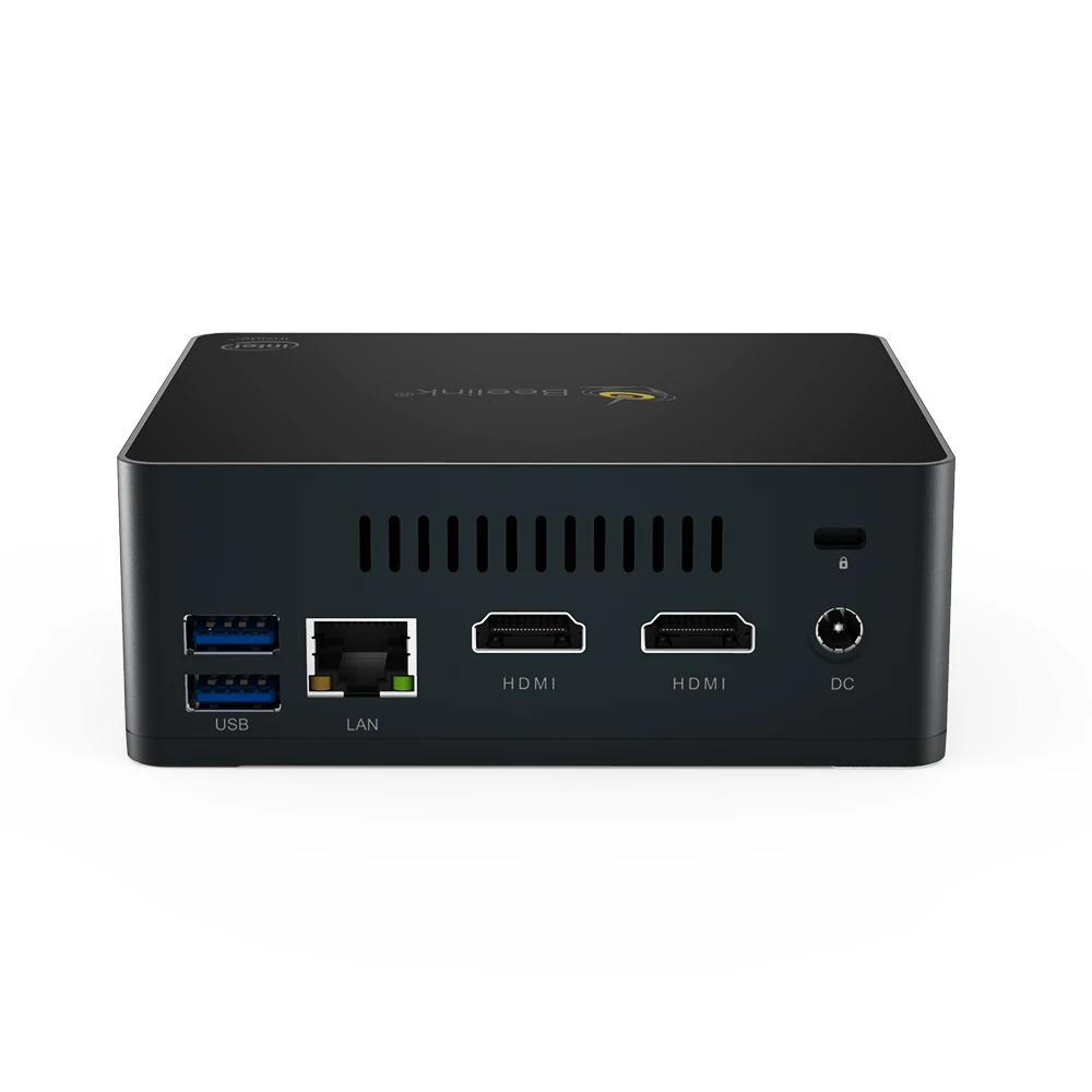 Beelink GK Мини ПК Intel Celeron J4125 8 Гб DDR4 128 ГБ/256 ГБ SSD Windows 10 Dual WIFI 4K UHD WIN10 Настольный NUC Gigabit