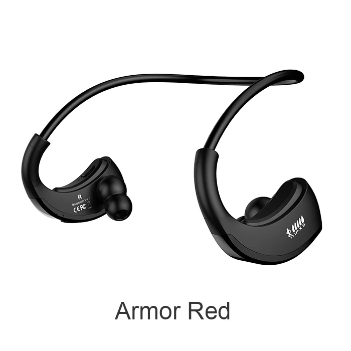 Armor Black Dacom ARMOR водонепроницаемые спортивные беспроводные наушники для бега, Bluetooth наушники, гарнитура, наушники для телефонов с микрофоном громкой связи - Цвет: Armor Black