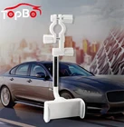 Кожаный футляр для телефона кронштейн Зеркало заднего вида держатель телефона GPS смартфон крепление Регулируемый Поддержка автомобильные принадлежности