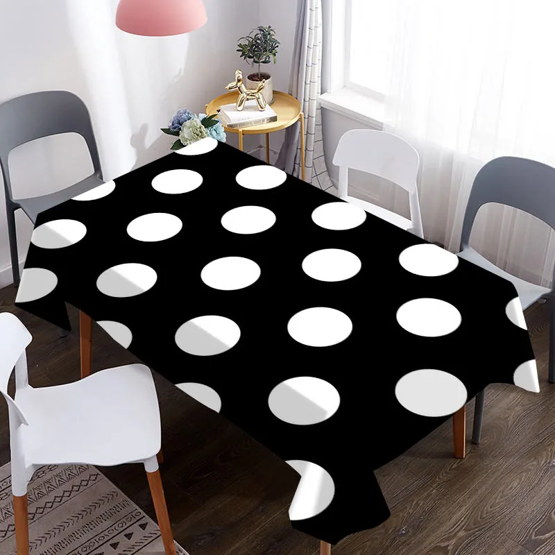 Водонепроницаемая тканевая ткань Оксфорд Декоративная скатерть с 3D рисунком в