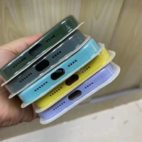 20pcs newest original quality silicone case for iphone 13 12 pro mini 11 x xs 8 7 6 plus max cover case retail box packed shell