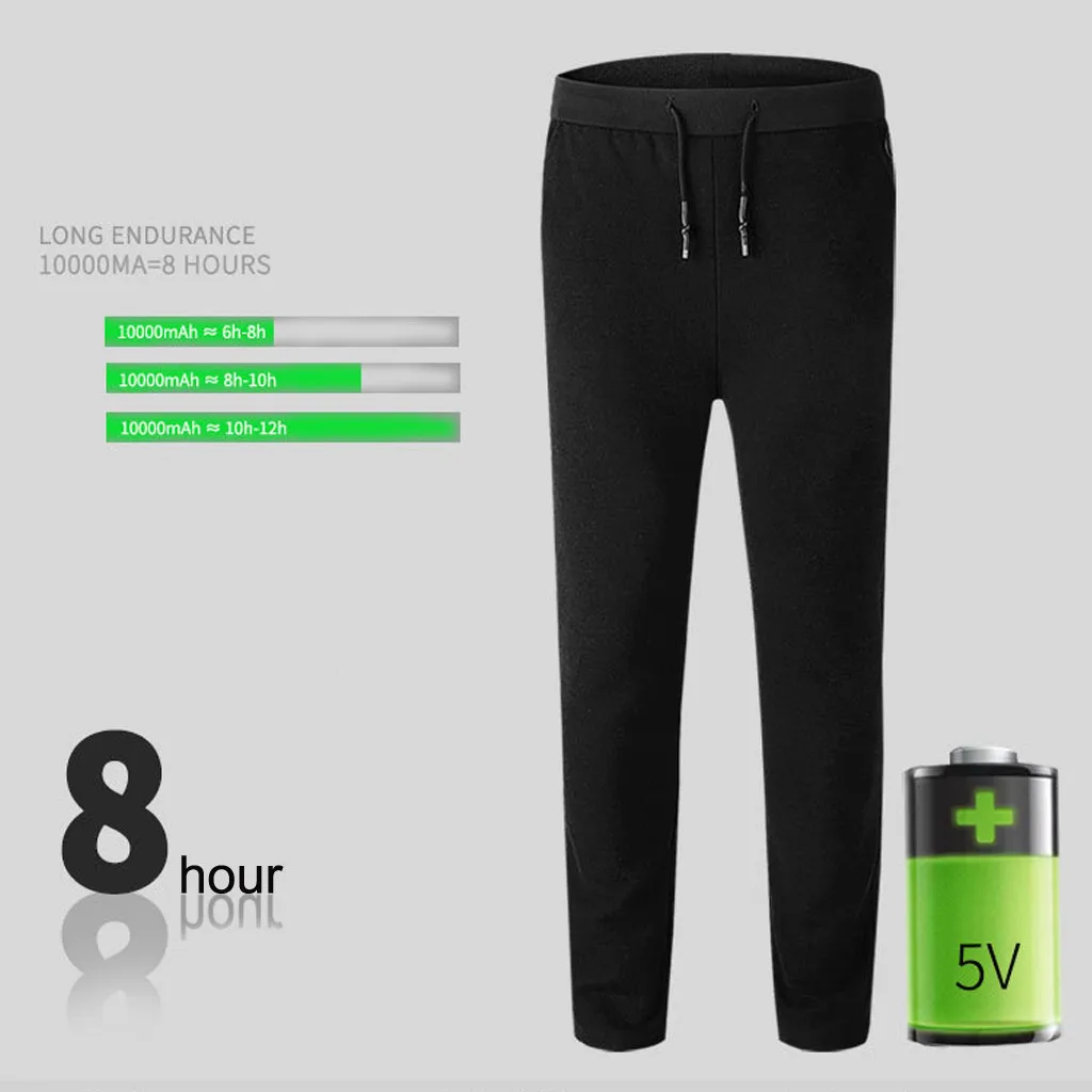 Electric Heated Pants Men Women Trousers Usb Layer Elastic 3 Heating Warm Insulated Heatedunderwear For Camping Hiking |