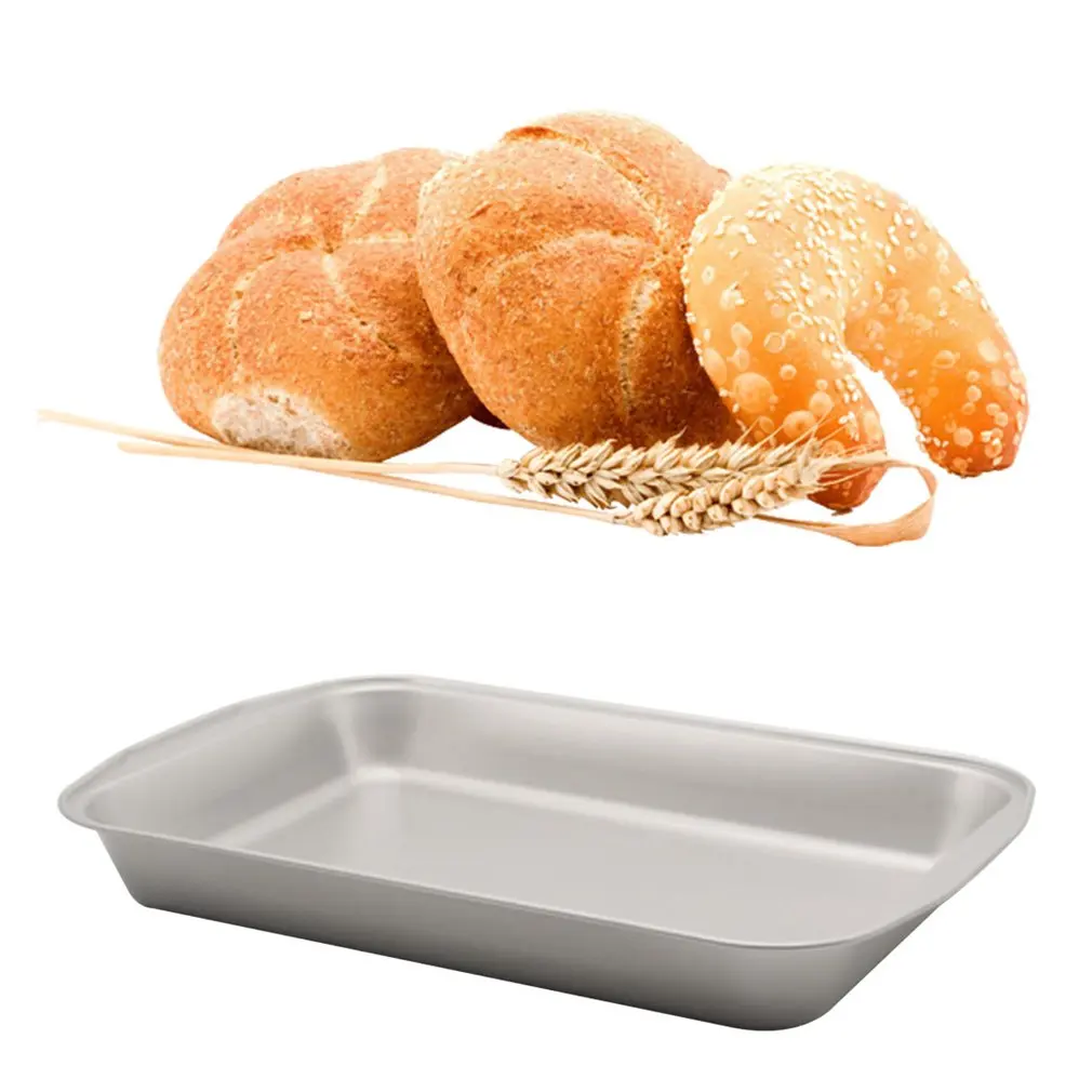 Серебряный хлеб буханка кастрюли антипригарный противень для выпечки печенья