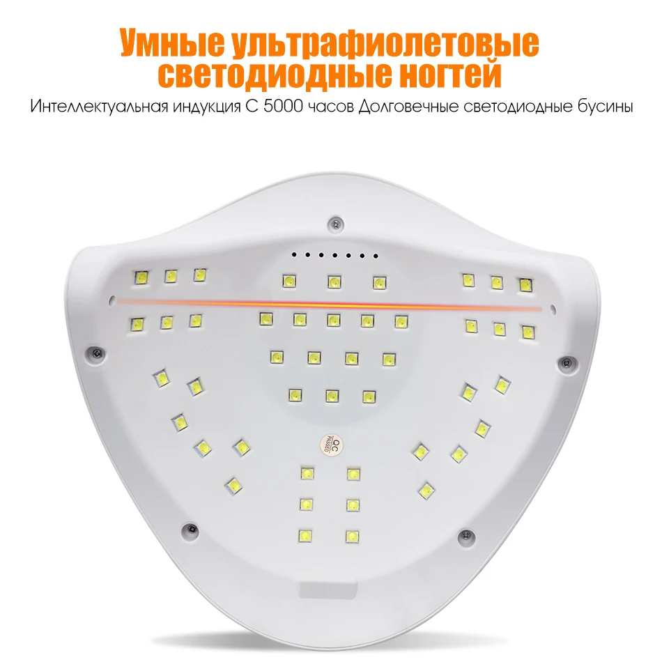 ROHWXY уф светодиодные лампа для ногтей для маникюра 80W сушилка ногтей все для ногтей гель лака лед ламп инструмента нейл-арта