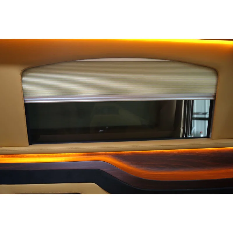 

MPV electrical curtain RVCustomized van sunblind and electrical folding window curtain for campervan and motor home
