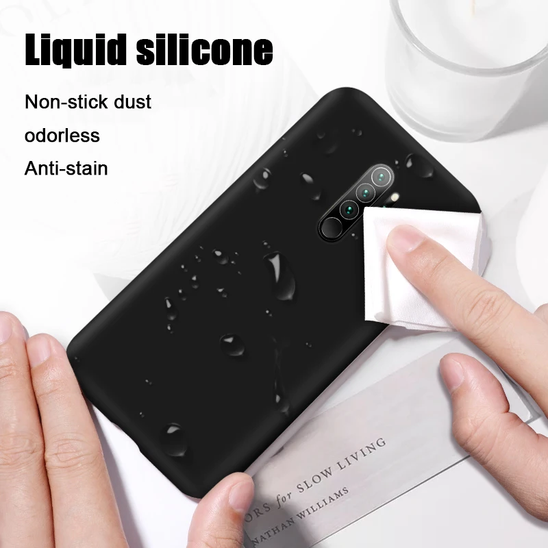 Case for Xiaomi Redmi Note 8 Pro Soft Liquid Silicone Slim Full Cover on Xiomi Note8 Note8Pro Phone Cases |