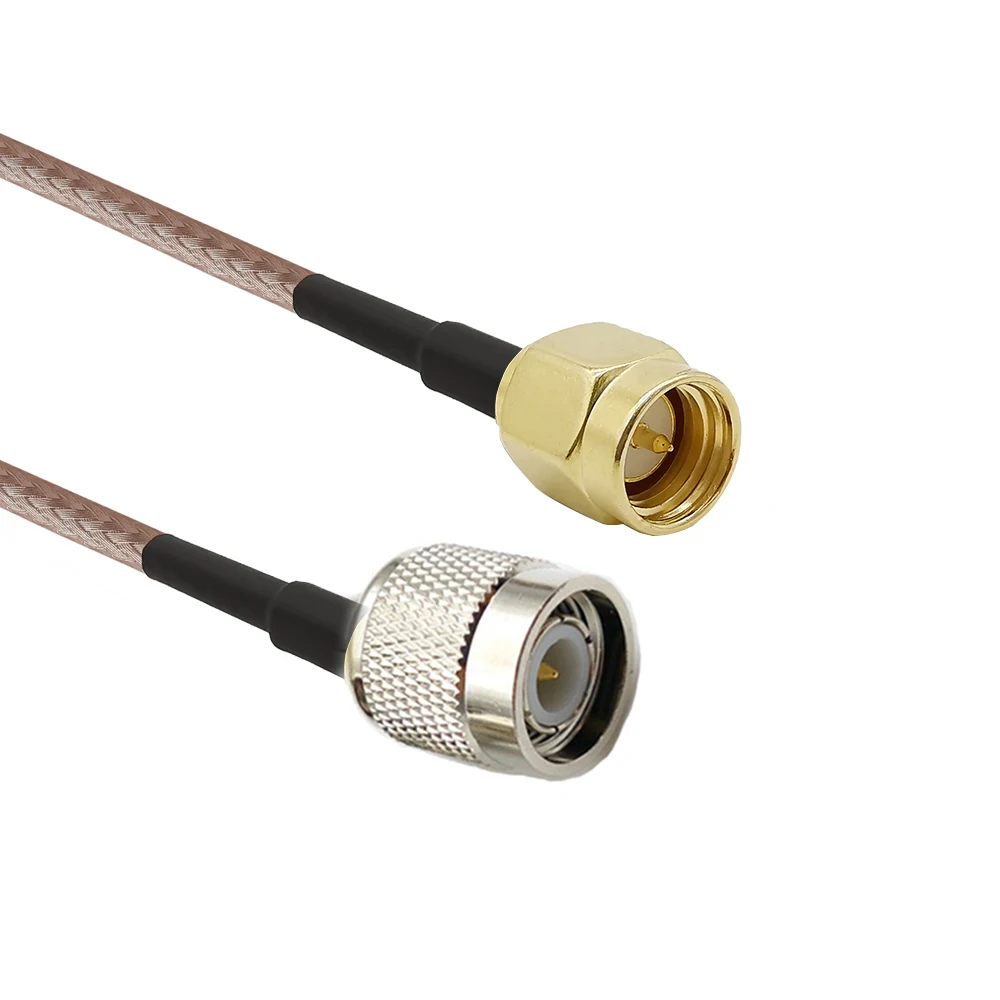 

50pcs TNC Male To SMA Male RG316 8" 20CM RF Pigtail Jumper Cable