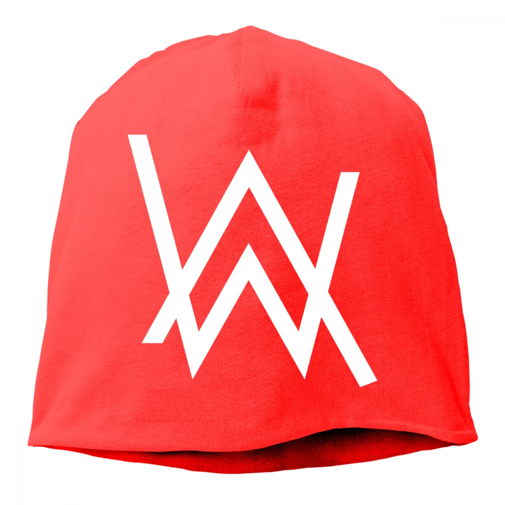 Alan Walker/вязанная хлопковая шапка с принтом Skullies унисекс мужская и женская кепка