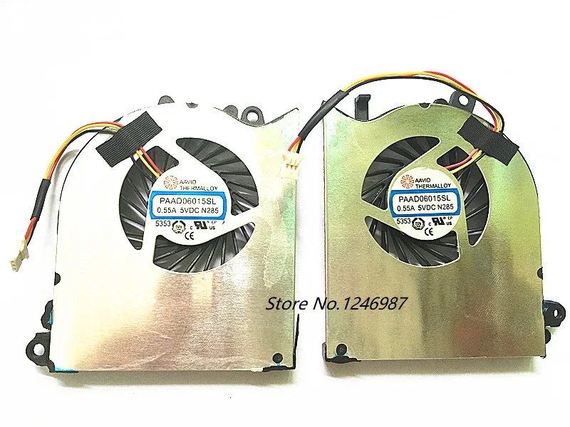 Вентилятор охлаждения для ноутбука MSI GS60 6QD 6QE 6QC 2QE 2PE 2QD 2PL PAAD06015SL N223 N234 DC 5V 0.55A |