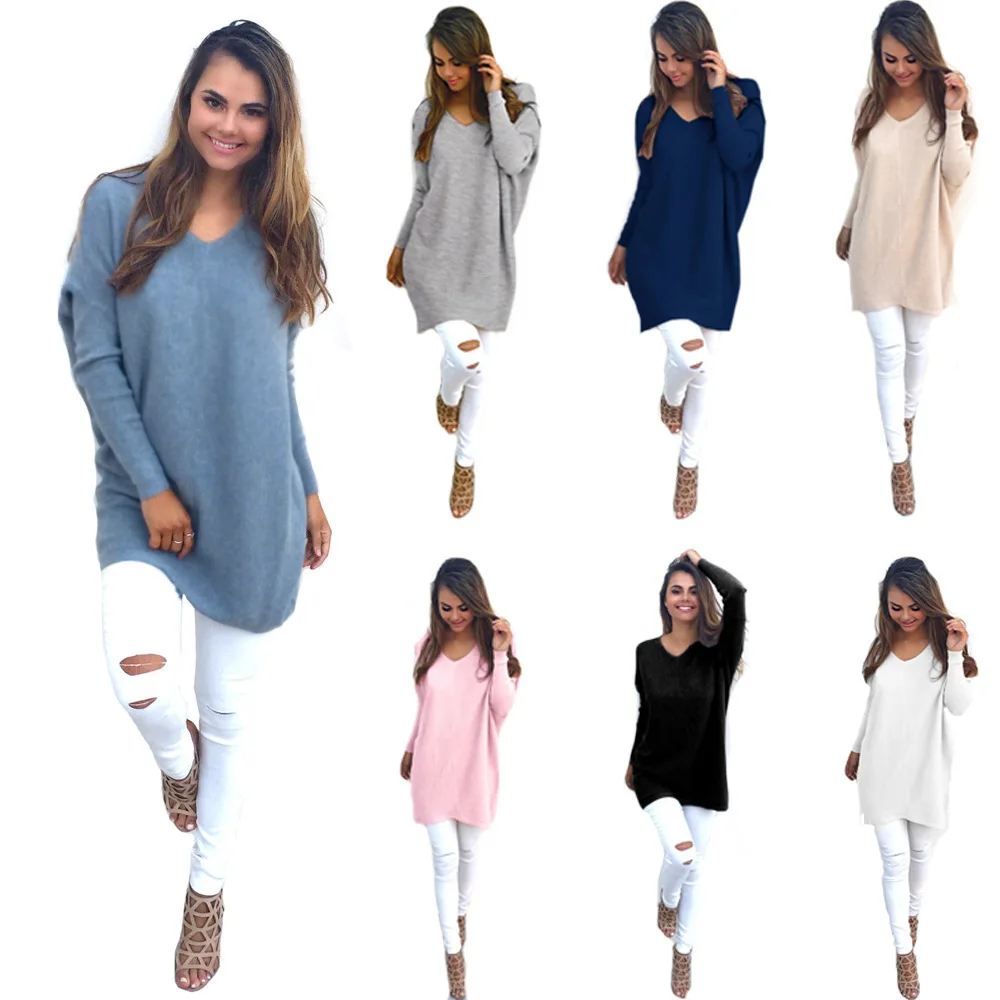 Осенние Теплые Джемперы женский свитер Женский пуловер Женская Повседневная