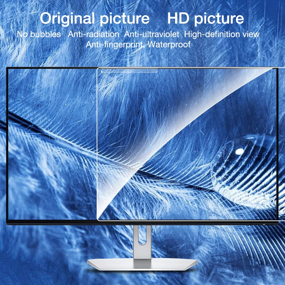 19 24 inch computer screen protector blue light blocking anti glare anti uv eye protection filter film for laptop desktop pc free global shipping