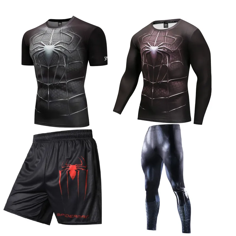 

спортивный костюм мужск мужская одежда Спортивный костюм для ММА Rashguard для мужчин, трикотажные изделия с 3D принтом для ММА и бокса, мужские шорты, Мужская Боевая одежда, футболки для ММА Bjj, леггинсы
