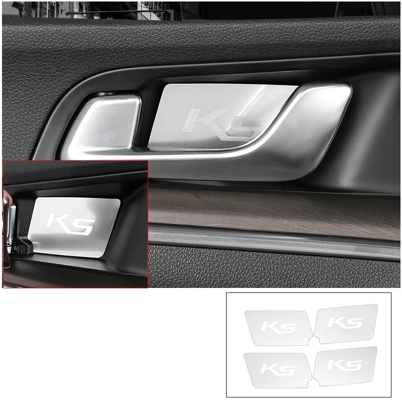 Car Interior Door Handle Bowl Panel Trim decorazione per Kia K5 Optima 2020 2021 2022 accessori Auto Styling Cover Sticker