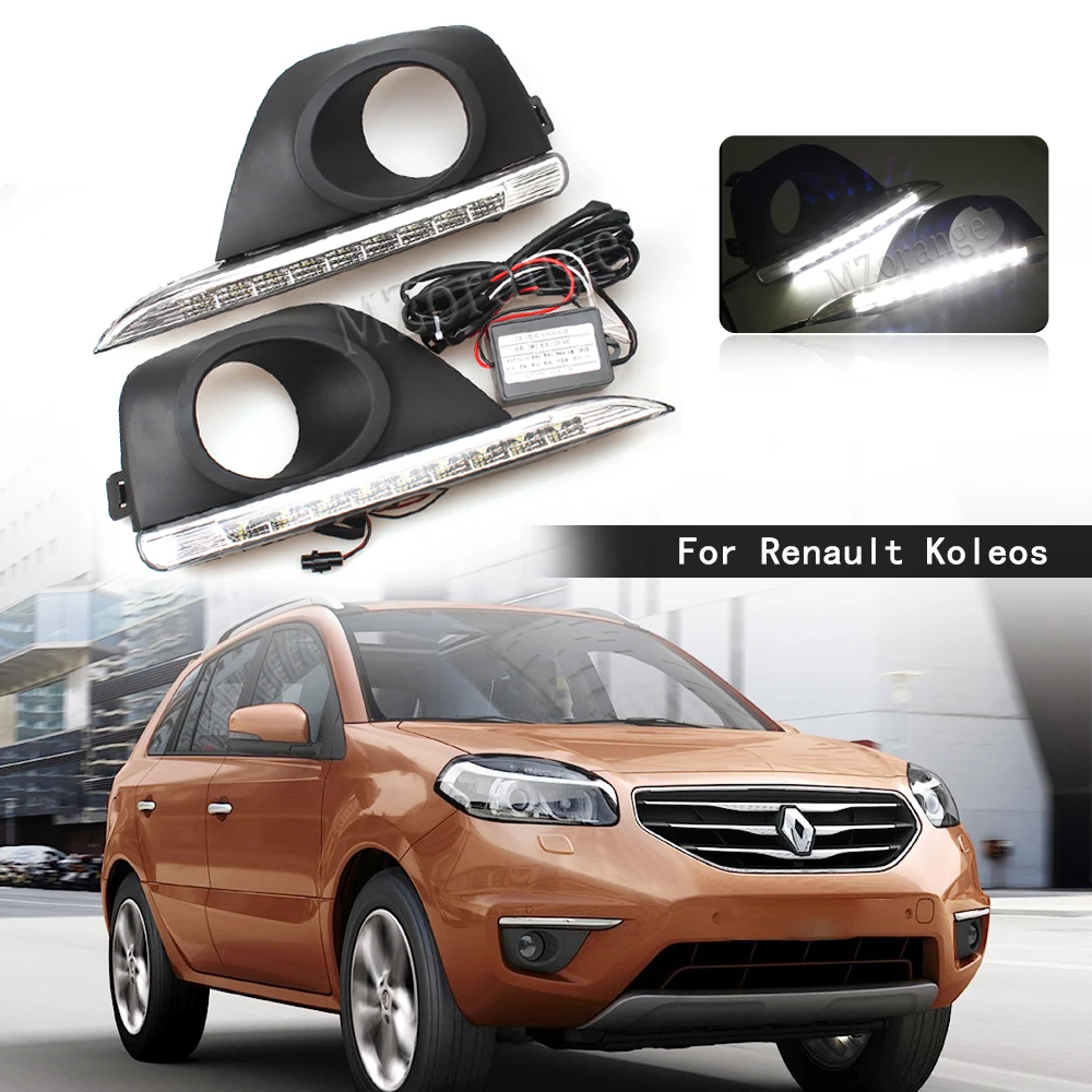 Светодиодные дневные ходосветильник для Renault Koleos 2011 2012 2013 2014 2 шт. автомобильные