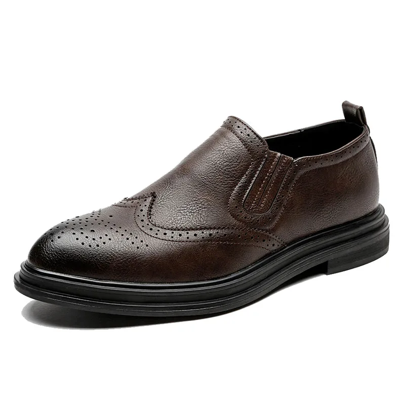 2021 мужские классические туфли ручной работы в стиле броги кожаные свадебные
