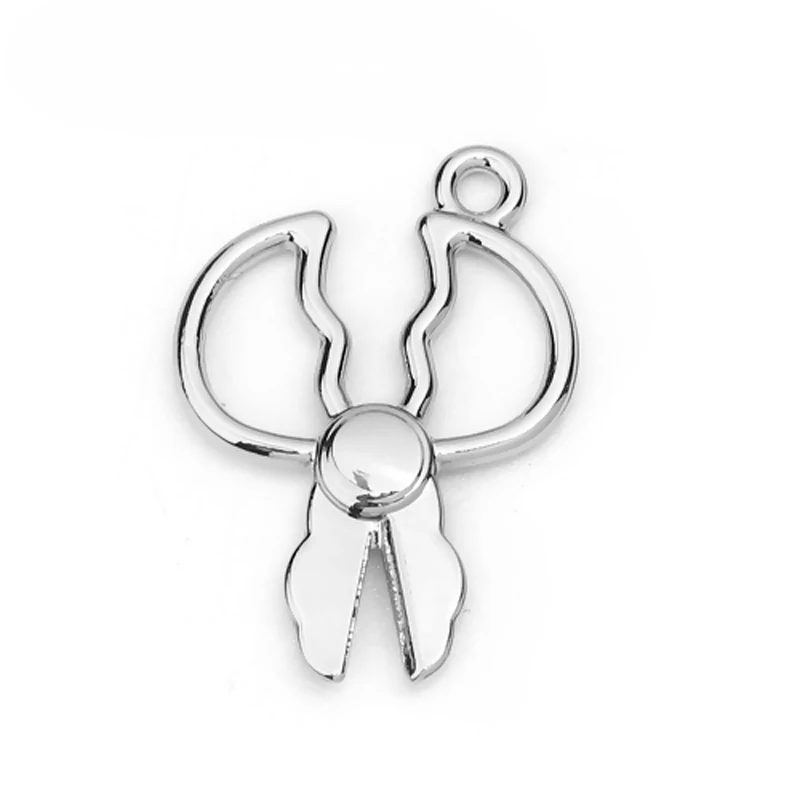 

10PCs/30pcs Creative Zinc Based Alloy Charms Scissor Antique Gold Color Jewelry Accessories DIY Findings Friends Gifts 27mmx19mm
