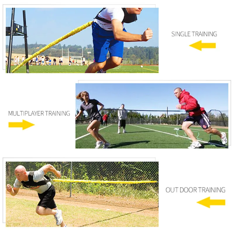 Комплект эластичных лент банджи-Фитнес Скорость тренер для бег учебные Sprint