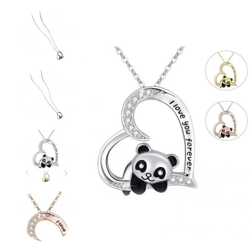 

Stylish Women Necklace Sparkling Jewelry Long Lasting Cartoon Necklace Chain Necklace Party Necklace