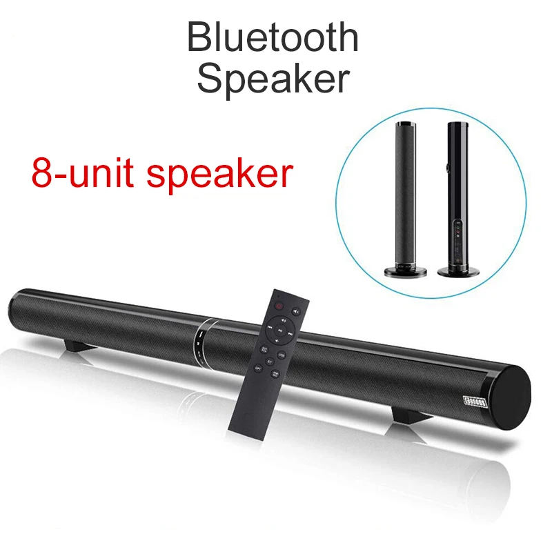 Bluetooth Speaker Detachable TV echo wall Bluetooth Soundbar Hifi Stereo Column Dual Subwoofer Surround Home Theater Support USB