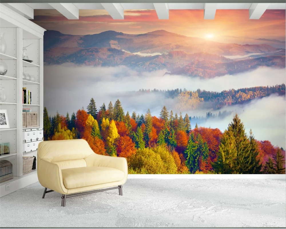 

3d-фотообои на заказ, Настенные обои, Украинская Гора, пейзаж, 3D фоновая стена