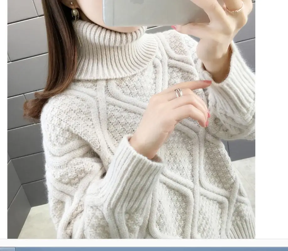 

2021 spring and autumn winter Long sleeve Women's Sweater coat